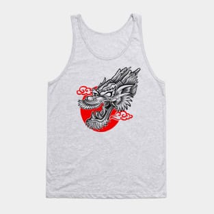 Chinese Dragon Tattoo Art Tank Top